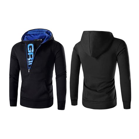 Buy Zacard Fitness Tops For Men Long Sleeve Hoodies Running Jacket