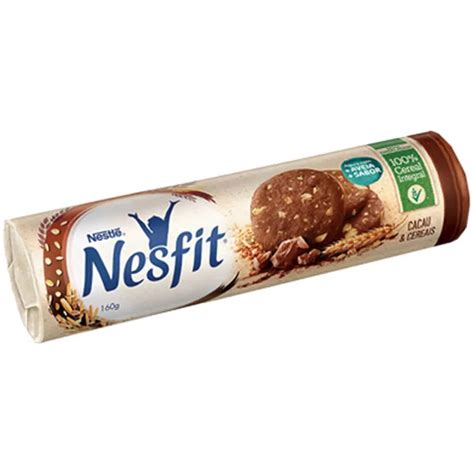 Biscoito Nesfit Cereais e Cacau 160g Nestlé Mania Pingo de Mel