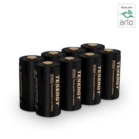 Tenergy Premium Rcr A Rechargeable Batteries Pack Arlo Certified