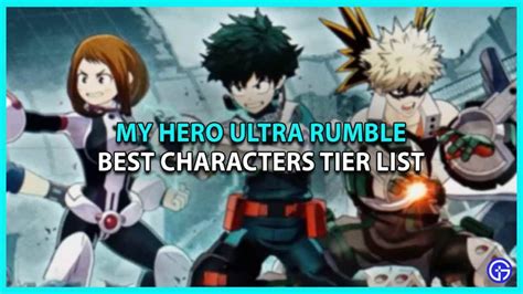 My Hero Ultra Rumble Tier List (2023) - Best Characters To Use