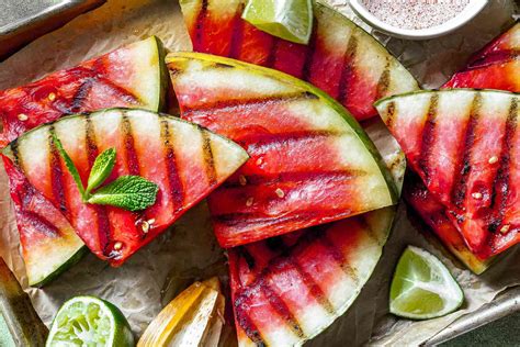 Sweet And Salty Grilled Watermelon Recipe