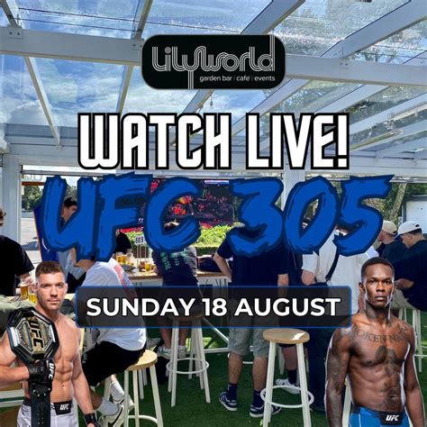 Ufc 305 Live Screening At Lilyworld