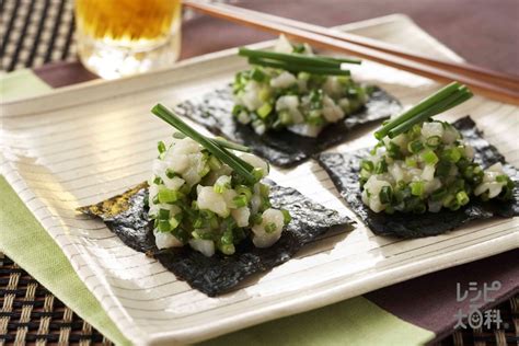 塩ねぎほたての献立（副菜：根菜の和風ピクルス、汁物：焼き鶏肉とねぎの絶品汁）｜献立・メニュー｜【味の素パーク】たべる楽しさを、もっと。