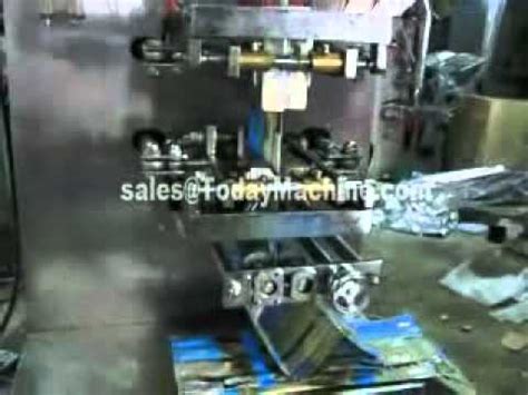 4 Lanes 4 Sides Sealing Liquid Packing Machine Bag Automatic Multi