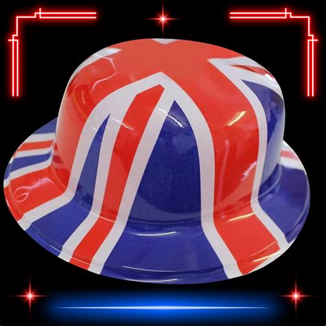 Union Jack Bowler Hats Glowtopia