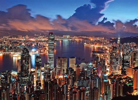 Hong Kong Night Scene 500 Pieces Tomax Puzzles Puzzle Warehouse