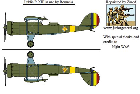 Romanian Lublin R XIII Paper Miniature