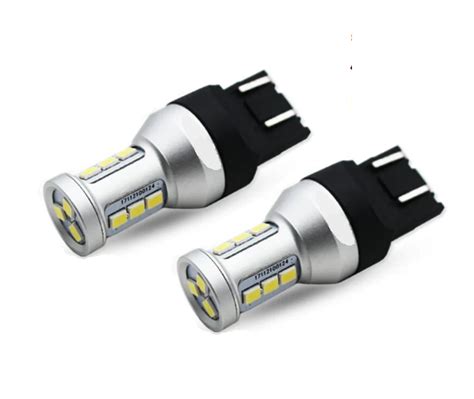 T20 7443 W21 5W Duplo High Power LED Canbus Stadslicht Set