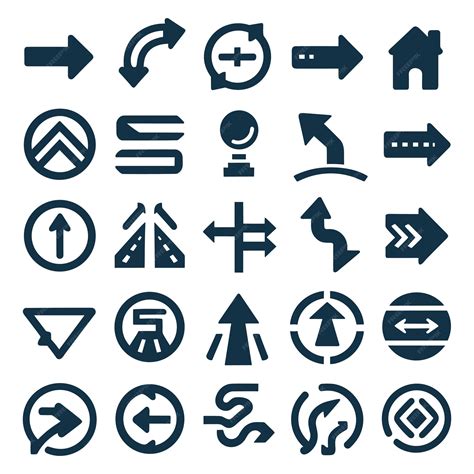 Premium Vector Arrows Set Arrow Icon Collection Set Different Arrows