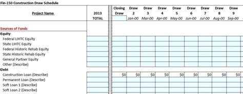 Construction Schedule Template Excel | Free Letter Templates