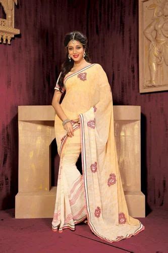 Exclusive Printed Georgette Saree At Rs 625 Surat Id 10241625830