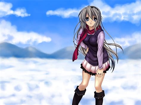 Hd Wallpaper Anime Clannad Tomoyo Sakagami Wallpaper Flare