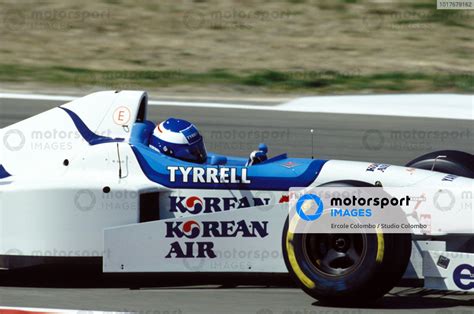 Mika Salo Tyrrell 024 Yamaha European GP Motorsport Images