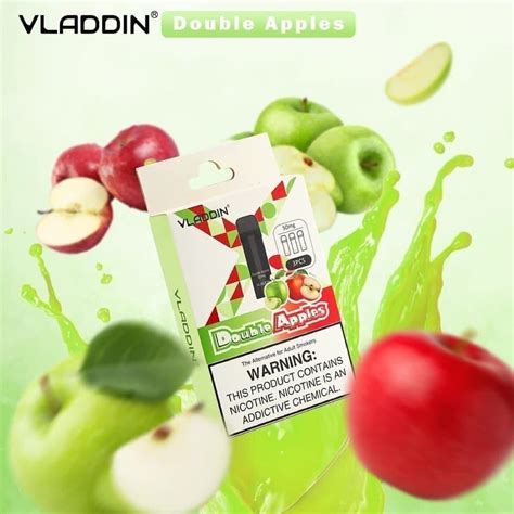 CLOSESYSTEM Vladdin X Cartridge Double Apples แอปเปล ยกกลอง3ตว