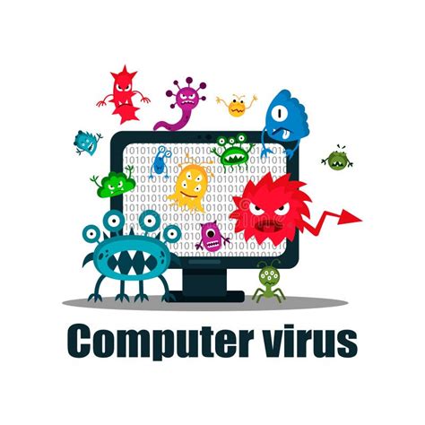 Un Virus Inform Tico Ataca A Un Port Til O Equipo Ilustraci N