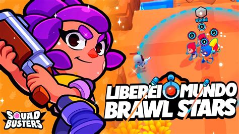 TÁ LINDO DEMAIS LIBEREI O MUNDO do BRAWL STARS no SQUAD BUSTERS o