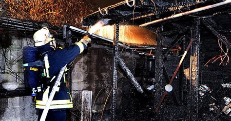 nächste Gartenlaube geht in Flammen auf nw de