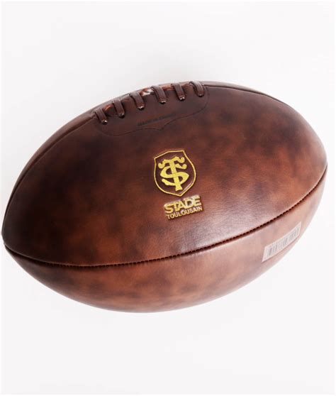 Ballon En Cuir Vintage T5 Boutique Officielle Du Stade Toulousain