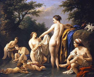 Venus And Nymphs Bathing Lagrenee Painting Reproduction 11263