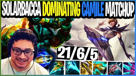 Solarbacca Gangplank Dominating Camile Matchup Youtube