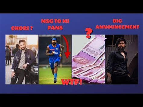 Breaking News Hardik Pandya S Message To Mumbai Indians Fans YouTube