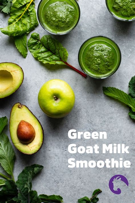 Boost Up Your Green Smoothie With Potassium And Protein Packed Goat