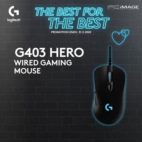 LOGITECH G403 Hero Gaming Mouse PC Image