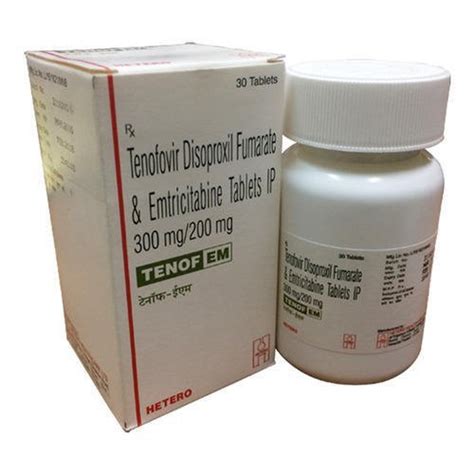 Tenvir Em Emtricitabine Mg Tenofovir Disoproxil Fumarate Mg