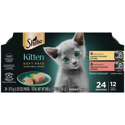 Sheba Perfect Portions Wet Cat Food Variety Pack For Kittens Oz