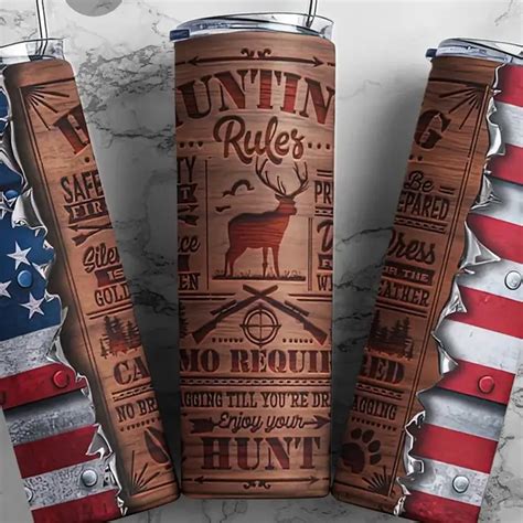 America Hunting Tumbler Oz Skinny Tumbler Gather Nc Mercantile