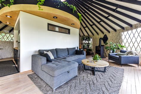 Living Big In A Tiny House Amazing Modern Yurt Is A Design Marvel