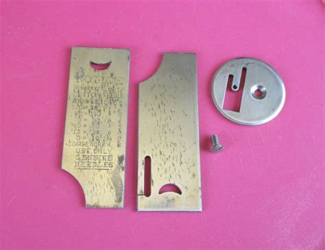 Western Electric Sewing Machine Slide Plates And Needle Plate Etsy