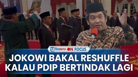 Ray Rangkuti Reshuffle Bakal Terjadi Lagi Kalau PDIP Tarik Semua