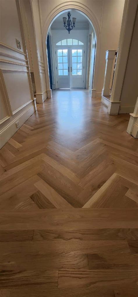 Your Guide To Herringbone Wood Floors How Ours Turned Out