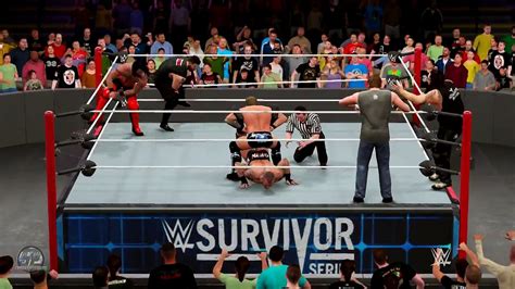 Wwe 2k17 Wwe Survivor Series 2016 Team Raw Vs Team Smackdown Live 5 V 5 Elimination Match