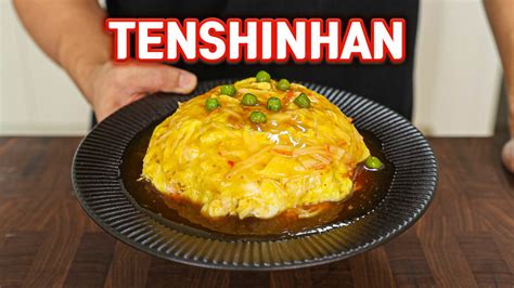 Tenshinhan Japanese Crab Meat Omelet Over Rice