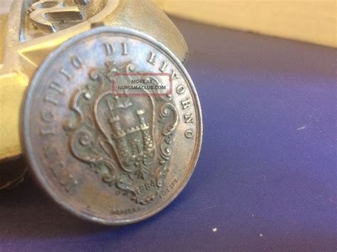 Rare Italy Defense Of Livorno May Medal