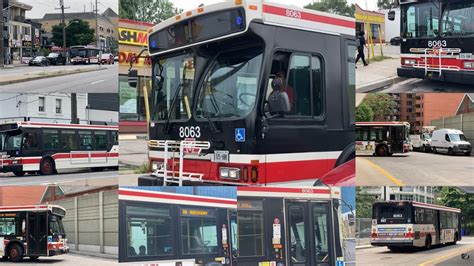 Farewell Ride TTC Bus 8063 S Final Journey On 80 Queensway Before