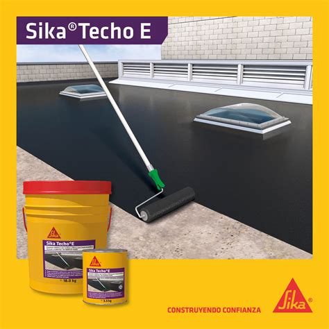 Sika Techo E Impermeabilizante asfáltico x 1 6 kilos Sika