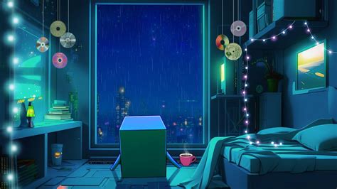 Quiet Night City Rainy Lofi Hiphop Chill Beats To Relax Work Study