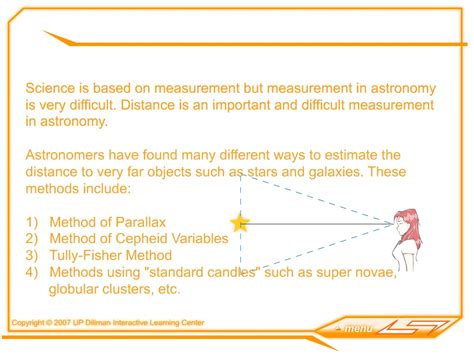 measuring large distances interactive learning center diliman