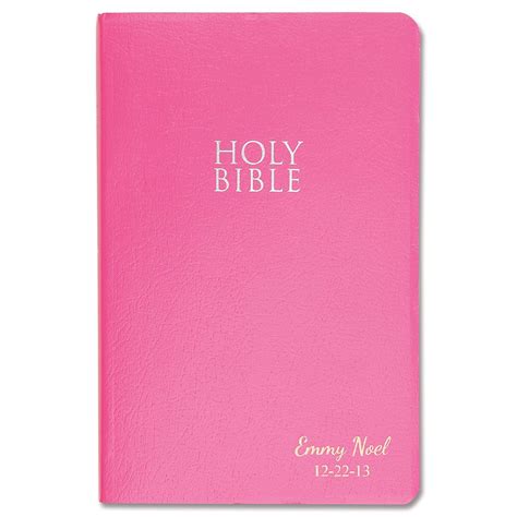 Pink Personalized Bible Bible Pink Current Catalog