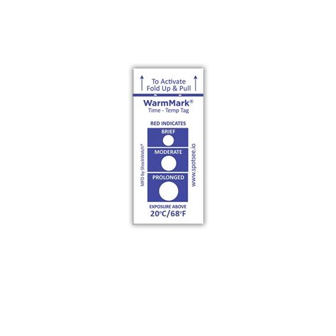 Warmmark Label For Time And Temperature Control