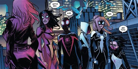 What Is The Spider Society Marvel Team Spider Verse Comic Changes