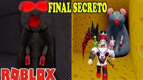 Desbloqueo A La Rata Gigante Secreta De Roblox Cheese Escape Final