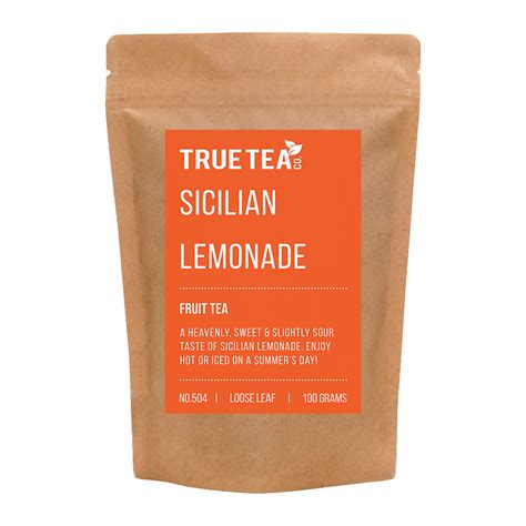 Sicilian Lemonade Fruit Tea Loose Leaf Fruit Tea True Tea Co