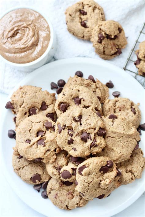 Almond Butter Chocolate Chip Cookies Gluten Free Milk And Honey Nutrition