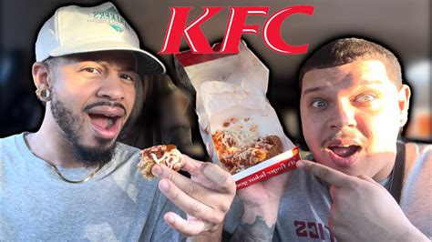 Trying The New KFC CHIZZA PIZZA Honest Review YouTube