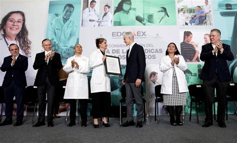 Alfredo Del Mazo Entrega Reconocimientos A M Dicas Y M Dicos En Edom X