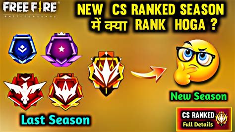 New Season Me Kya Rank Hoga In Cs Rank New Cs Rank Season Kab